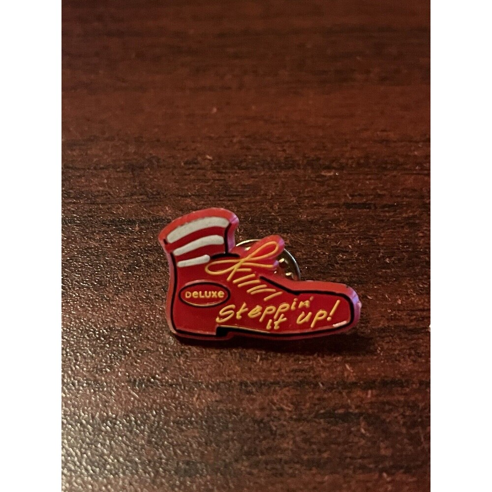 Vintage McDonald’s‎ Ronald McDonald Clown Shoe “Steppin’ It Up!” Plastic Pin